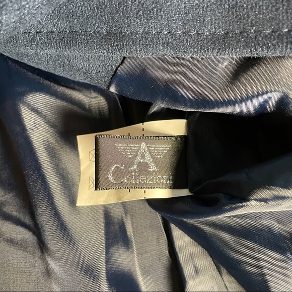 Armani Collezioni 100% PVC Leather Sports Jacket - Picture 4 of 6